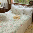 DecorBites™ Lace Ruffles Bed Skirt Set with Pillowcases for 1.2-2M Beds