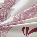 DecorBites™ Lace Printed Duvet Cover Set - Elegant, Cozy Bedding for Single & Double Beds
