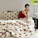 DecorBites™ Cozy Sheep Rollie Loop Fleece Blanket for Winter - Premium Warmth and Comfort