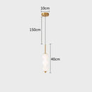 DecorBites™ LED White Pearl Glass Pendant Lights for Kitchen Bar Decor - Bubble Hanging Lamp