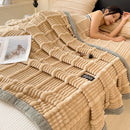 DecorBites™ Cozy Faux Rabbit Plush Blanket, Nordic Style, Thick & Warm, Super Soft Nap Shawl