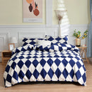 DecorBites™ Geometric Stripes Printed Bedding Set: Duvet Cover, Bed Sheets, Pillowcases