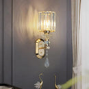 DecorBites™ Crystal LED Wall Lamp for Home Decor - Modern Sconce Light Fixture for Living Room & Bedroom
