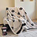 DecorBites™ Double-Layer Jacquard Lamb Wool Blanket - Cozy Sofa Throw for Winter Home Comfort