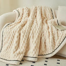 DecorBites™ Cozy Flannel Fleece Blanket for Warm Autumn Winter Sleep
