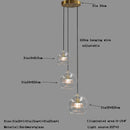 DecorBites™ Clear Glass Ball Pendant Light Chandelier for Living Room Dining Room Home Decor