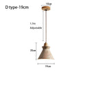 DecorBites™ Japanese Style Yellow Cave Stone Pendant Lamp for Bedroom, Restaurant, Bar