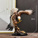 DecorBites™ Dapeng Eagle Wings Resin Art Statue Ornament for Home and Office Decor