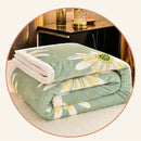 DecorBites™ Cozy Milk Velvet Blanket - 3 Layer Warmth & Fluffy Weighted Blanket