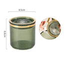 DecorBites™ Acrylic Seasoning Jar Set with Tray - Kitchen Storage Organizer