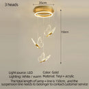 DecorBites™ LED Chandelier: Modern Butterfly Design, Acrylic, Exhibition Hall, Staircase, Bedroom Night Lamp Lighting Fixtures