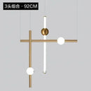 DecorBites™ Geometric Line Frame Chandelier Pendant Lights for Stairs and Table Decor