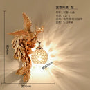 DecorBites™ Dragon Phoenix Wall Light: Luxury Decor for Living Room, Bedroom, Staircase