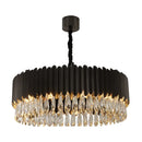 DecorBites™ Gold Crystal Water Droplet Pendant Light - Black Suspension Lamp
