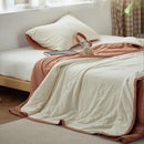 DecorBites™ Cotton Summer Comforter: Cooling, Breathable Thin Blanket for Hot Sleepers