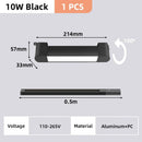 Modern black led track light set living room ceiling fixture