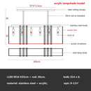 DecorBites™ Crystal LED Chandelier: Modern Luxury Dining Room Kitchen Lighting Fixtures