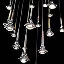 DecorBites™ LED Studio Rain Staircase Chandelier: Nordic Indoor Lighting, Creative Design for Bar Island