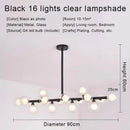 DecorBites™ Gold LED Chandelier, Modern Pendant Light for Living Room, Kitchen, Bedroom, Dining Room