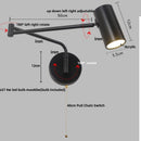 DecorBites™ Acrylic Iron LED Wall Lamp | Modern Rotate Black Stair Light | Dining Room Study Fixtures