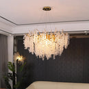 DecorBites™ Crystal LED Chandelier: Elegant Nordic Branch Design for Living Room, Hotel, Dining Area