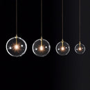 DecorBites™ Gold Metal Globe Pendant Light with LED G4 Bulb for Dining Room