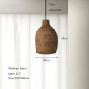 DecorBites™ Japanese Style Resin Pendant Lights for Home Decor and Lighting Needs