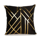DecorBites™ Houndstooth Cushion Cover 30x50cm Black and White Bow Waist Pillow Case
