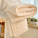 DecorBites™ Double Sided Jacquard Milk Velvet Blanket - Winter Warm Sofa Cover