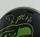 DK Metcalf Autographed Seattle Seahawks Eclipse Speed Full-Size Football Helmet