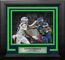 Kenneth Walker Super Bowl LX Stiff-Arm Seattle Seahawks 8" x 10" Framed Football Photo