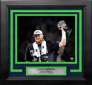 Sam Darnold Super Bowl LX Lombardi Trophy Seattle Seahawks 8" x 10" Framed Football Photo