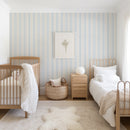 Nantucket Stripe Wallpaper - Classic Coastal Farmhouse Wallcovering