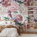 Purple Peony Bouquet Wallpaper