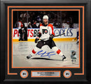 Sean Couturier Captain Skating Action Philadelphia Flyers Autographed 11" x 14" Framed Hockey Photo