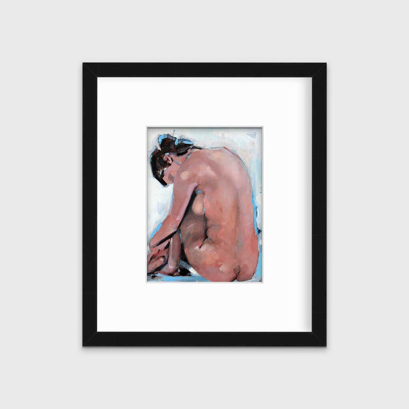 Seated Nude Study - Open Edition Paper Print