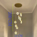 DecorBites™ Crystal LED Chandelier: Modern 5head Highlight for Bedroom, Bar, Study Room Decor