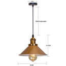 DecorBites™ Industrial Retro LED Hanging Chandelier Pendant Light for Home Dining, Bar, and Restaurant Décor