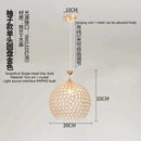 DecorBites™ Crystal Gold Ceiling Chandelier | Modern LED Luxury Lighting for Hall
