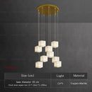 DecorBites™ Jade Design Chinese Chandelier for Duplex Villa Restaurant and Living Room
