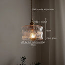 DecorBites™ Green Glass LED Pendant Light - Nordic Modern Hanging Lamp