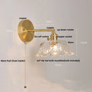 DecorBites™ Clear Glass LED Wall Light - Modern Nordic Design