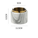 DecorBites™ Gold Plated Marble Texture Ashtray - Smoking Accessories Weed Tray