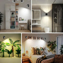 DecorBites™ Double Head LED Wall Lamp Touch Control Remote, 360° Rotation, USB Rechargeable