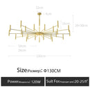 DecorBites™ LED Chandelier: Modern Nordic Design for Living Room, Bedroom, Office, Study - Home Décor Lighting