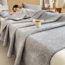 DecorBites™ Cotton Towel Blanket, Rural Printed Thin Quilt - Luxury Breathable Bedspread