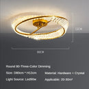 DecorBites™ Crystal LED Chandelier Ceiling Lamps - Modern Luxury Indoor Lighting Fixtures