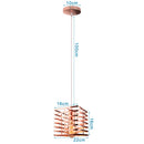DecorBites™ Industrial Retro Loft LED Pendant Light for Home Living Room Kitchen