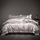 DecorBites™ Damask Jacquard Egyptian Cotton Luxury Bedding Set