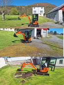 Mini Excavator 2 ton 2.5 ton Free Shipping CE Mini Bagger Mini Digger Kubota Engine Customized Crawler Farm Excavators Garden